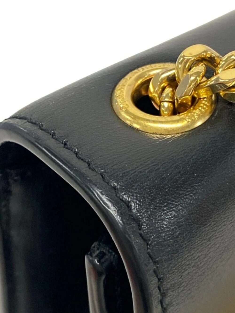 SAINT LAURENT PARIS Kate Small 354120 Black Leather Shoulder Bag - Picture 11 of 15